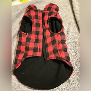 Jessica Simpson new red and black dog coat